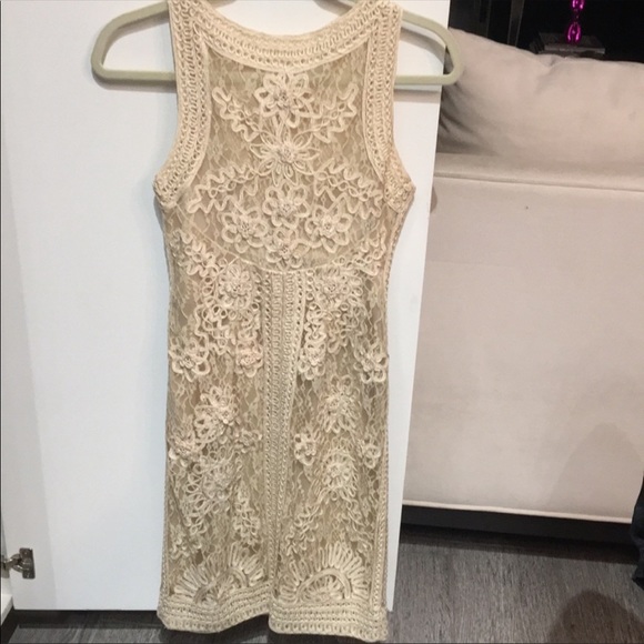 SUE WONG nude cocktail dress Small - Picture 7 of 13